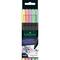 Ensemble de stylos aux couleurs pastel avec pointe fine et prise de Faber-Castell